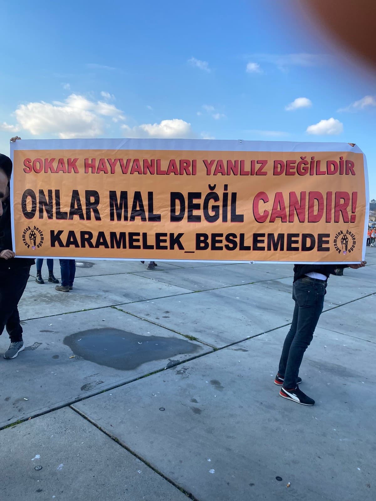 Sahadaki çalışmalarımızdan bir kare